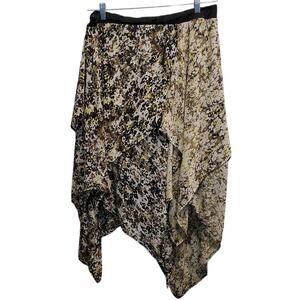 Lane Bryant Layered Tiered Flowy Hi Low Handkerchief Skirt Plus Size 18/20